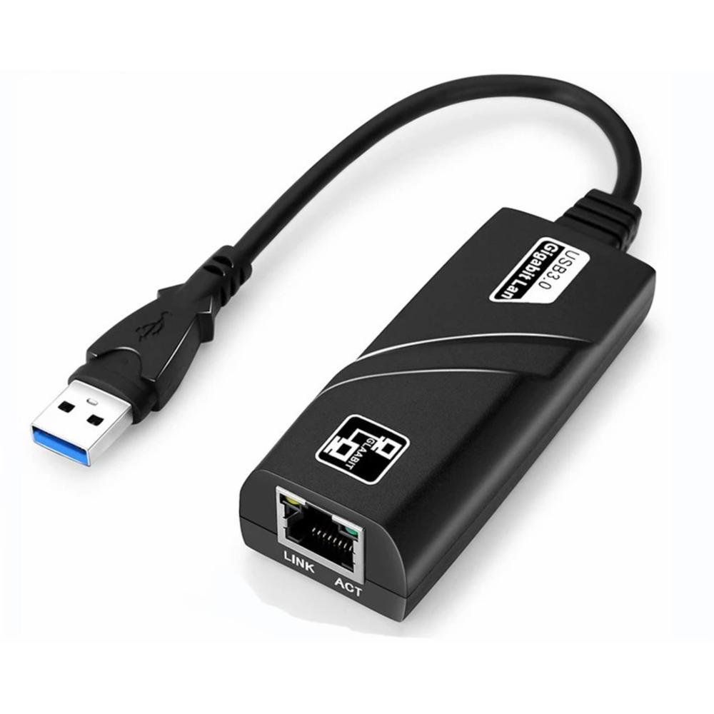 Adaptador de rede ctech rj45 ethernet usb 3 0 gigabit 1000mbps
