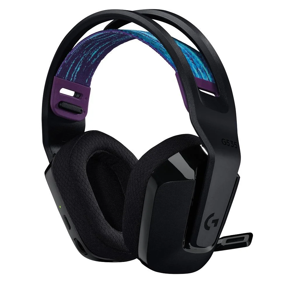 Headset Gamer Logitech G535 Sem Fio, USB Lightspeed, Microfone Flip-to-mute, PC, PS4, PS5, Drivers 4 Headset Gamer Logitech G535 Sem Fio, USB Lightspeed, Microfone Flip-to-mute, PC, PS4, PS5, Drivers 4