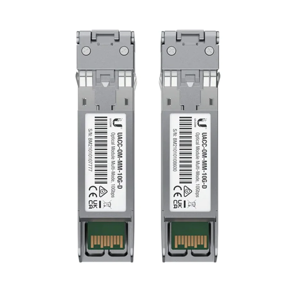 Imagem 4 de 4 do produto Transceiver Ubiquiti 2 Lc Sm Sfp+ 10km - Uaccomsm10gd2 I.