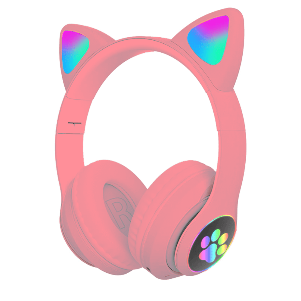 Fone Ouvido Headphone Orelha De Gato C/glitter