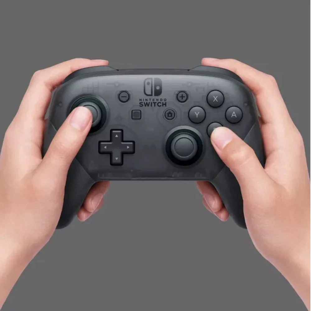 Controle Switch Pro Nintendo Cinza KaBuM