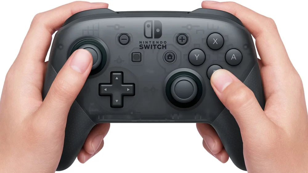 Controle Switch Pro Nintendo Cinza KaBuM