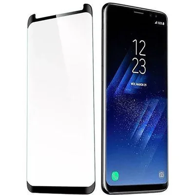 Película De Vidro Curva, Para Samsung Galaxy S9 Plus G965, 6.2 Polegadas