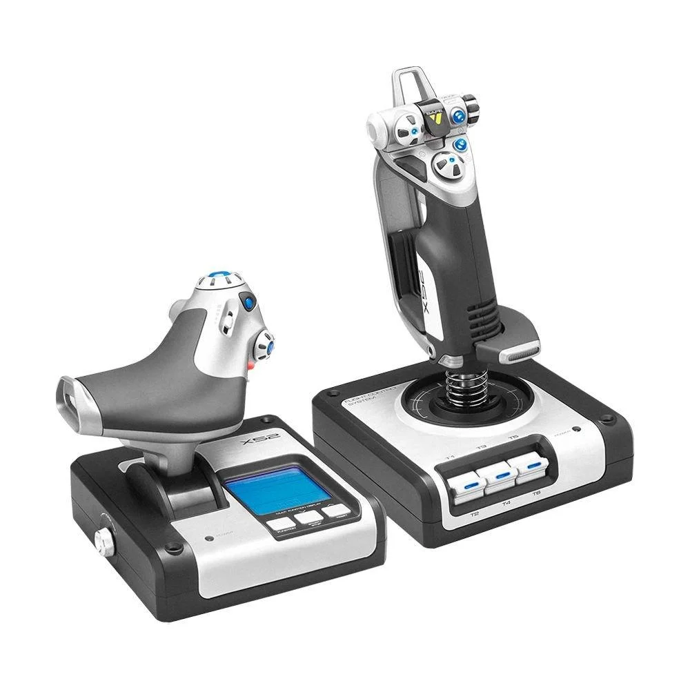Controle de Simulaço de Voo Logitech X52 Hotas