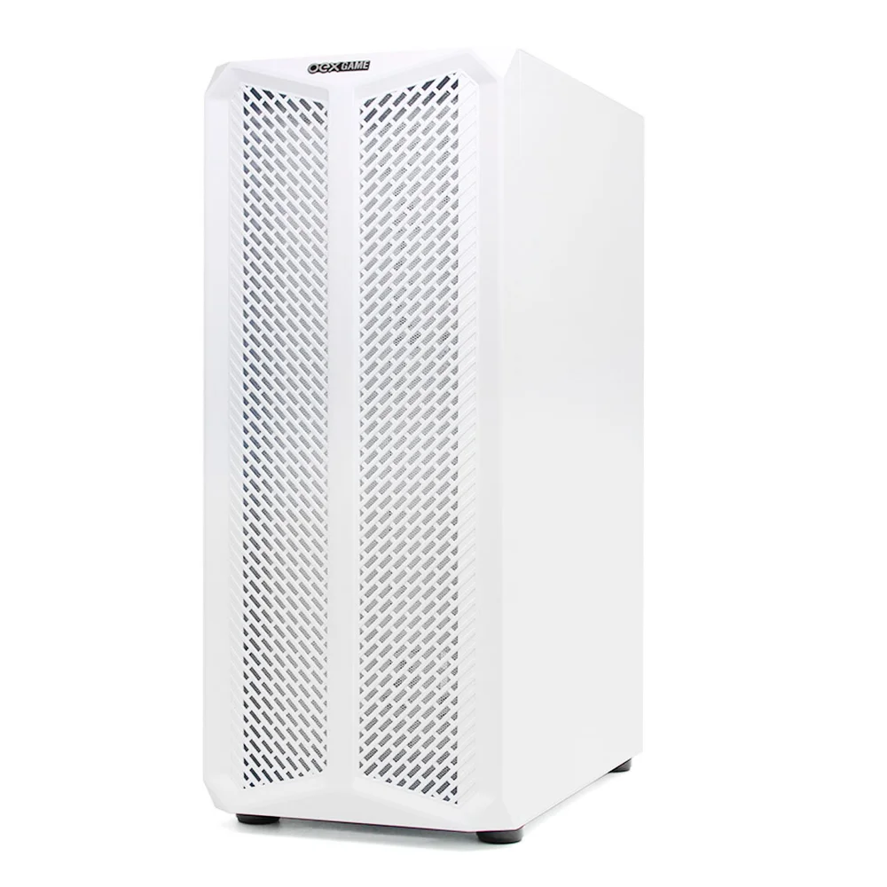 Imagem 3 de 5 do produto Gabinete Gamer Oex Haven Gh300 Full Tower, Led Rgb 120mm, Lateral Em Vidro, Branco