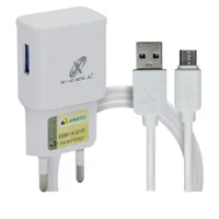Carregador De Tomada Com Cabo Micro Usb X-cell, 1 Porta - Xc-kit-v8