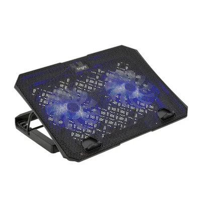 Cooler Para Notebook 2 Fans (ventoinhas) Led E Hub Preto Bright Bc001