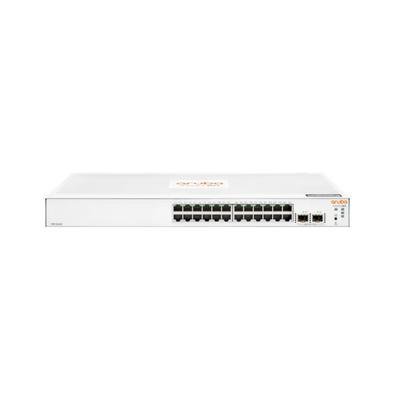 Switch HPE Aruba Instant On 1830, 10/100/1000MBps, Gerenciável 24 Portas, 2 Portas SFP - JL812A