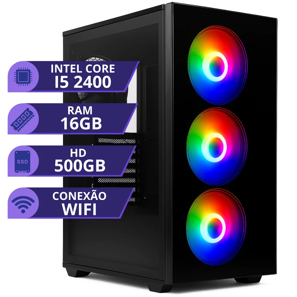 Pc Gamer Mrp Intel Core I5 2400 16GB RAM KaBuM
