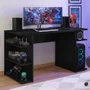 Mesa Madesa 9409, Para Computador Gamer, Preto