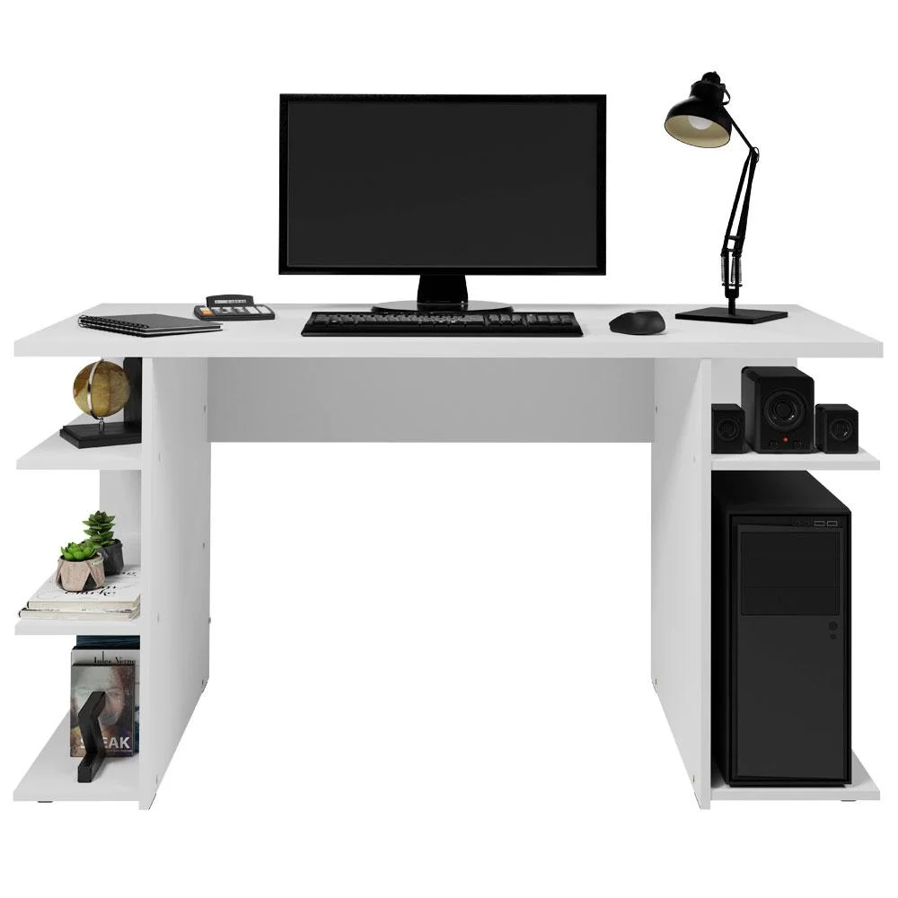 Imagem 4 de 5 do produto Escrivaninha Para Computador Office, 9409 Madesa - Branco