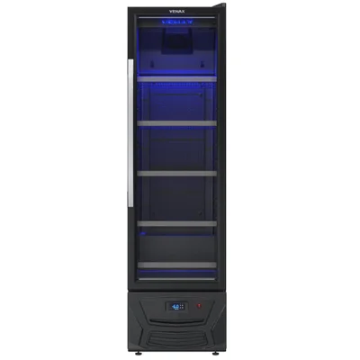 Cervejeira Venax Blue Light 200, 71 Garrafas, 220V, Preto Fosco