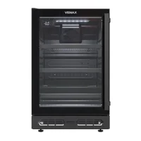 Cervejeira de Embutir Venax Top Light-in 100, 34 Garrafas, 220V, Preto Fosco