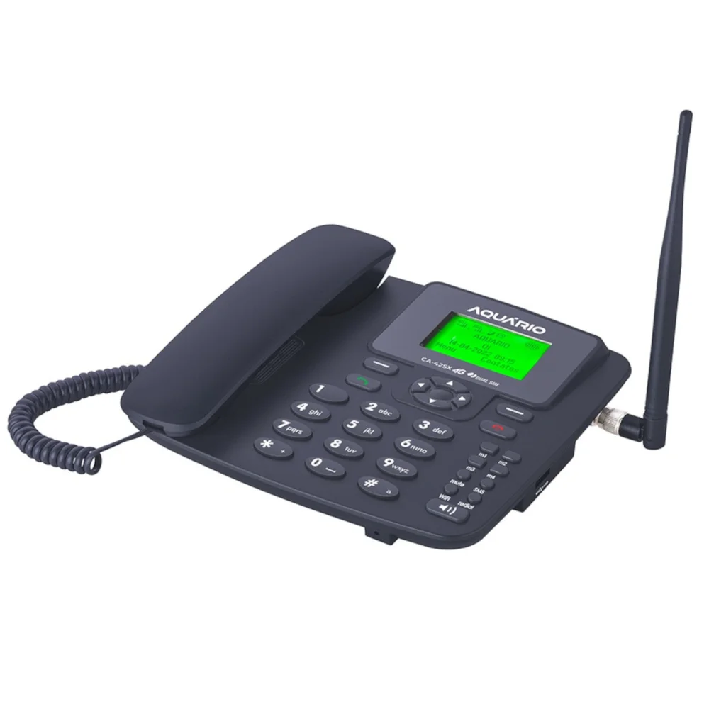 Imagem 2 de 3 do produto Telefone Celular Fixo De Mesa Wi-fi Dual Sim 700, 850, 900, 1800, 1900, 2100, 2600mhz Ca-42sx 4g.