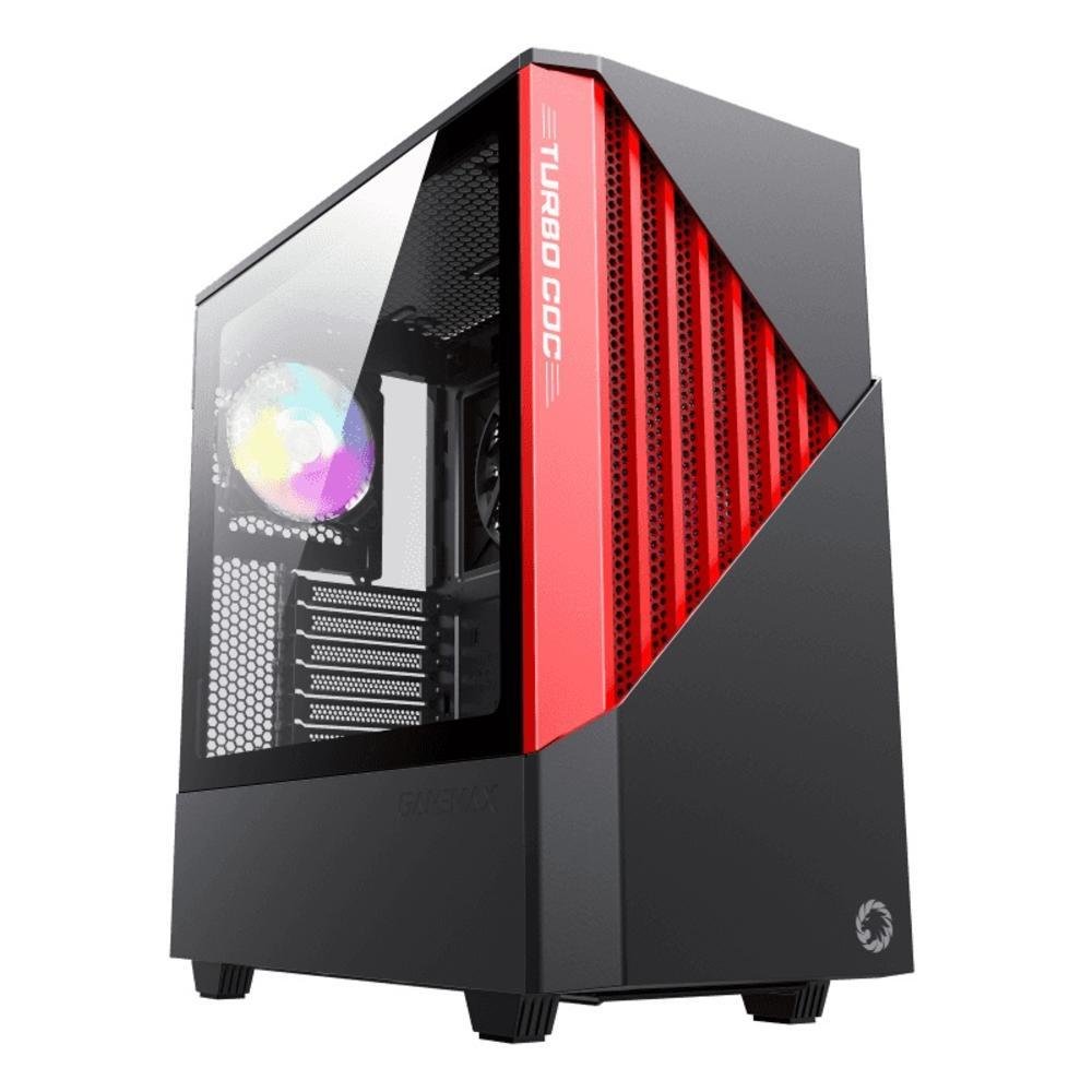 Gabinete Gamer, Gamemax Contac Br - Argb / Fan Coc Turbo - 8006br