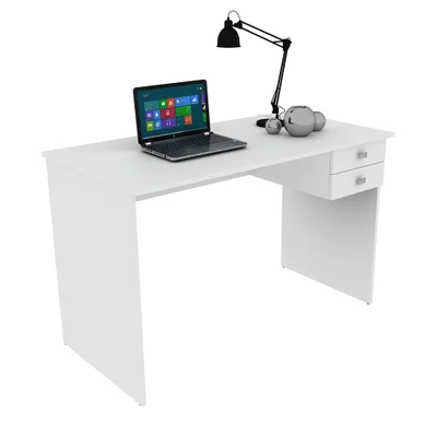 Escrivaninha Gran Belo Home Office, Para Escritório, MDP, Branco - ME4165