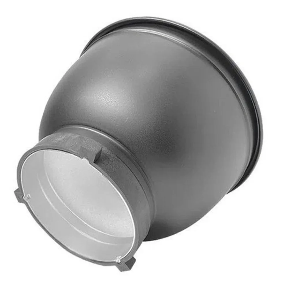 Imagem 2 de 3 do produto Refletor Greika QTII7, Panela Standard Montagem Flash Bowens, Preto
