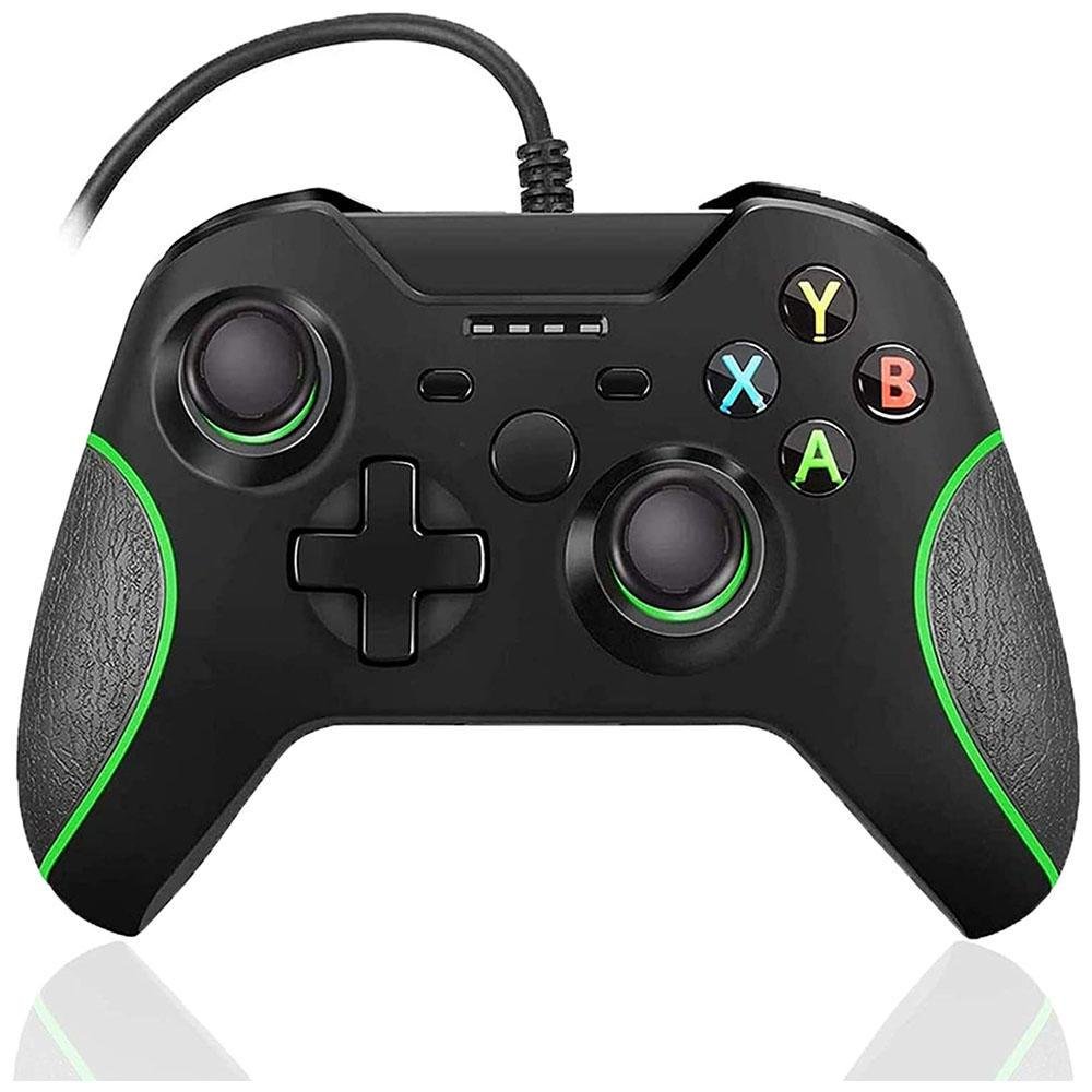 Controle Com Fio Altomex, Para Xbox One Com Vibração Dupla, De 3.5 Mm, PC Win 7/8/10 e XBox One.