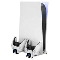 Base Suporte Vertical para Ps5, Multifuncional, com Cooler, Carregador