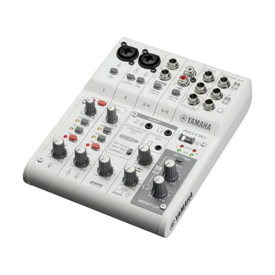 Mesa De Som Yamaha Ag06mk2, 6 Canais, USB, Branco