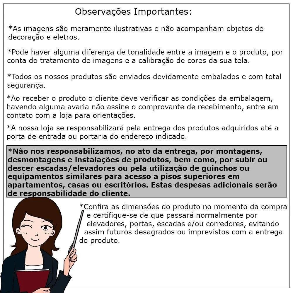 Imagem 4 de 4 do produto Gaveteiro Armário Gran Belo, Para Escritório Home Office, 4 Gavetas, MDP, Preto/Nogal - Az1012