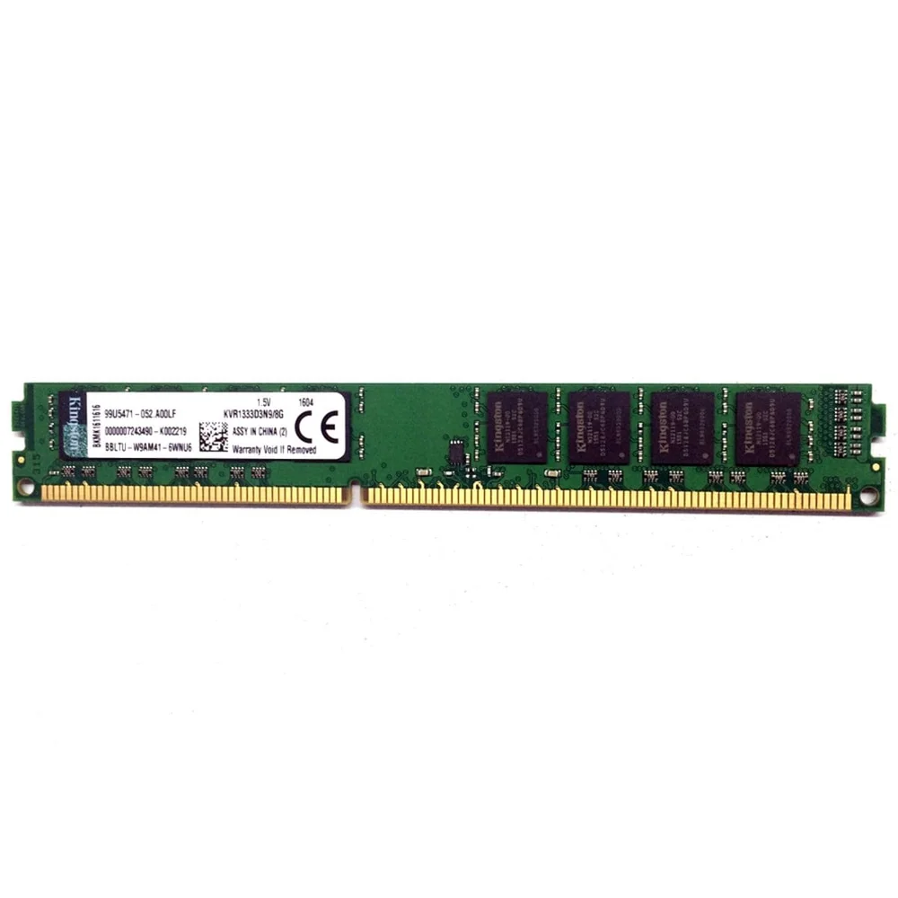 Imagem 2 de 2 do produto Memória Kingston, 8GB, 1333MHz, DDR3, Verde - KVR1333D3N9/8G