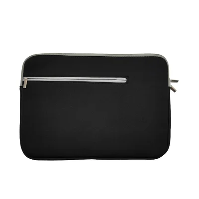 Capa NotebookOex Sl102, Neoprene, Bolso Externo, Preta