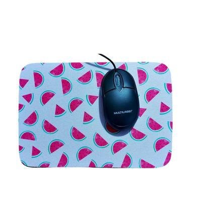 Kit Mouse Multi, USB 2.0, Preto - MO300 e Mouse Pad Melancia, 23x16CM