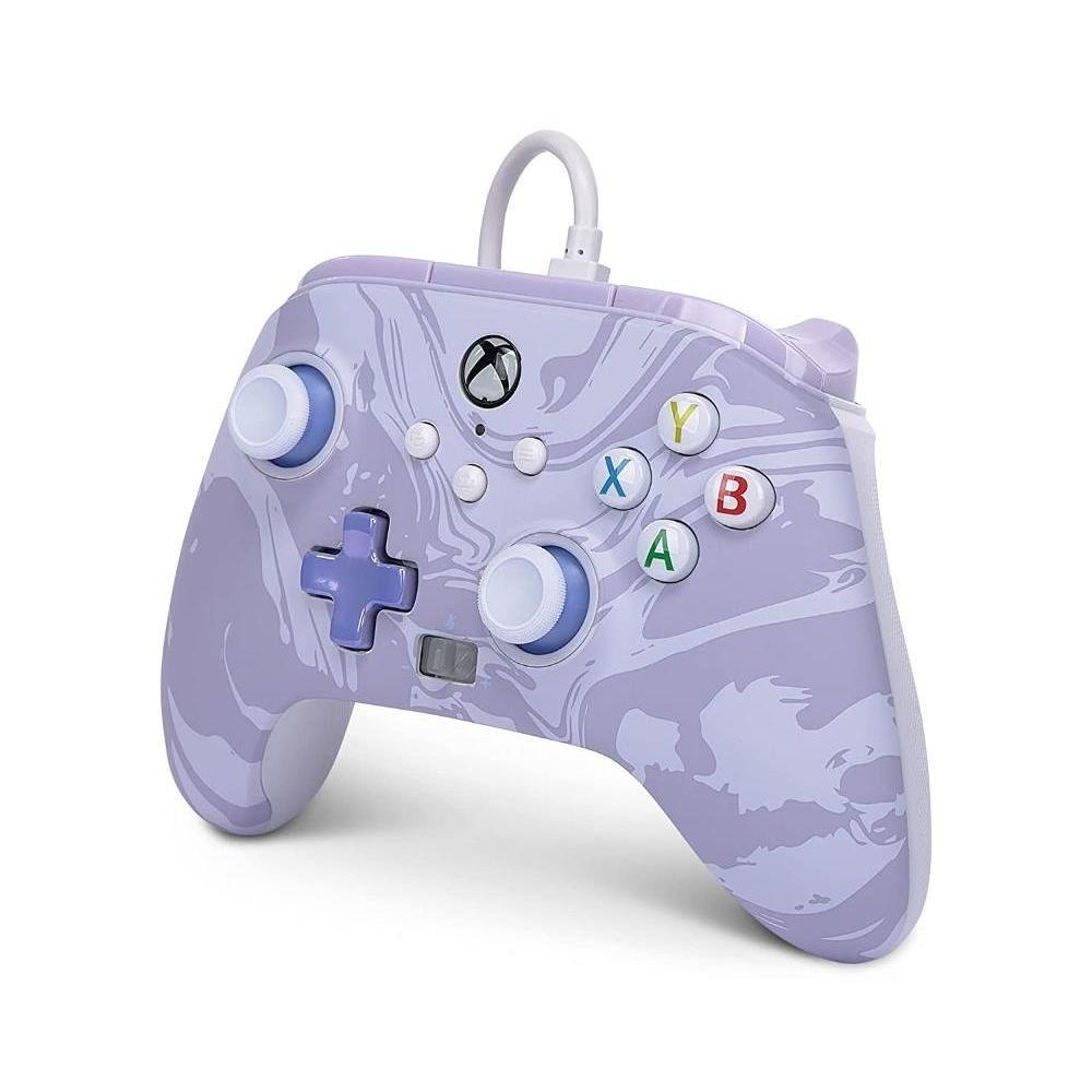 Controle com fio Powera Wired Lavender Swirl, para Xbox-one, Xbox-series X/s E Pc, redemoinho De Lavanda