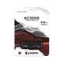 SSD Kingston Kc3000, 512GB, M.2 2280 Pcie, Nvme, Leitura: 7000MB/s E Gravação: 3900MB/s, Para Pc E Ps5 - Skc3000s/512g