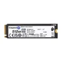 SSD Kingston Kc3000, 512GB, M.2 2280 Pcie, Nvme, Leitura: 7000MB/s E Gravação: 3900MB/s, Para Pc E Ps5 - Skc3000s/512g