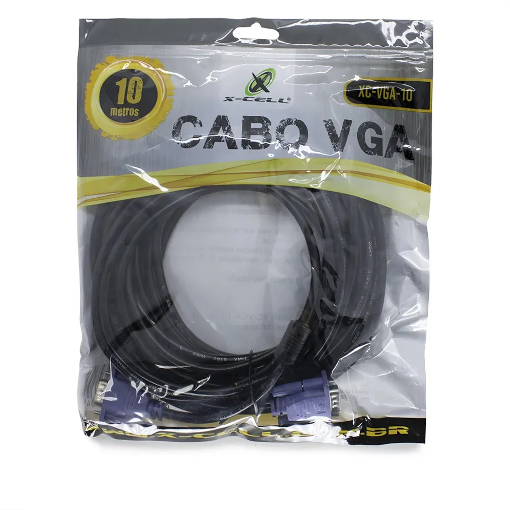 Imagem 2 de 2 do produto Cabo VGA X-cell, 10 Metros - XC-VGA