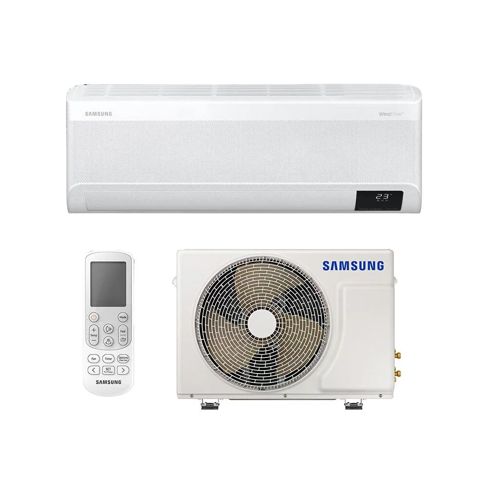 Ar Condicionado Samsung Wind Free Connect Split, Inverter, 12000 BTUs, 220V, Quente E Frio - Ar12bseaawknaz Ar Condicionado Samsung Wind Free Connect Split, Inverter, 12000 BTUs, 220V, Quente E Frio - Ar12bseaawknaz