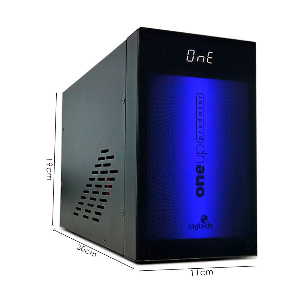 Imagem 4 de 5 do produto Nobreak Gamer Ragtech Senoidal Puro One Up Predator 800va Ti Gt, Entrada Biv./ Saída 115v - 20one4570