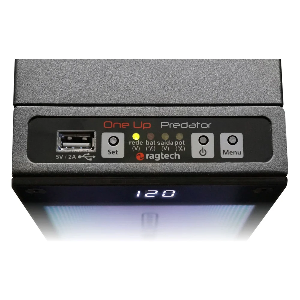 Imagem 5 de 5 do produto Nobreak Gamer Ragtech Senoidal Puro One Up Predator 800va Ti Gt, Entrada Biv./ Saída 115v - 20one4570