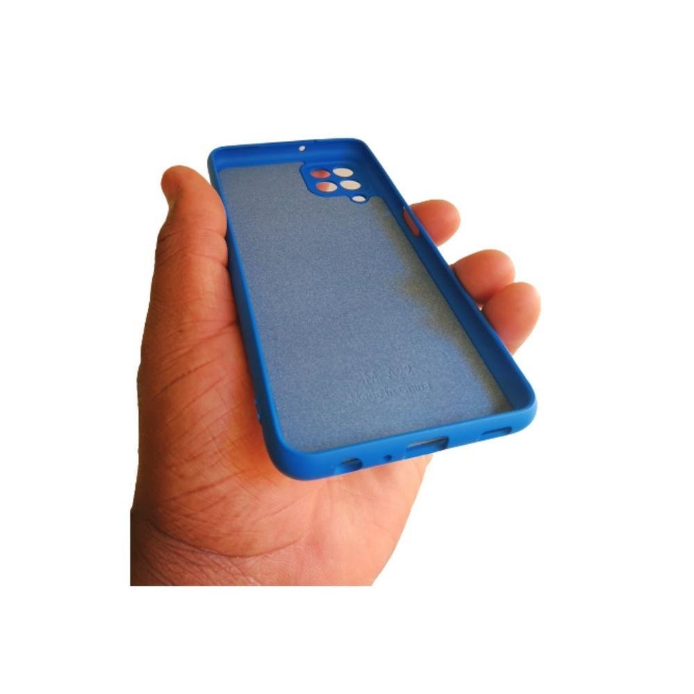 Imagem 5 de 5 do produto Kit Case Elxcases Aveludada, para Galaxy A22 + Película 9d