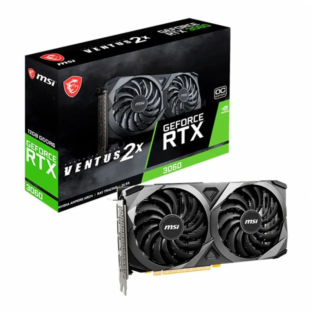 Placa de Vídeo NVIDIA GeForce RTX 3060 12GB KaBuM