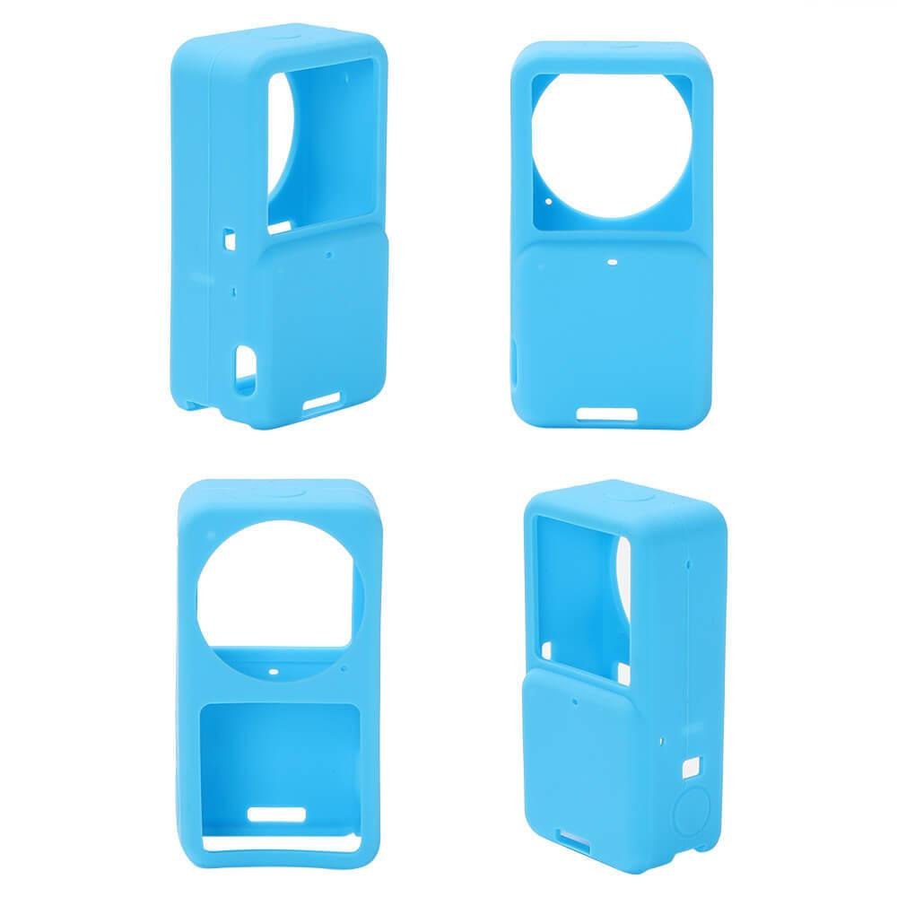 Imagem 5 de 5 do produto Capa De Silicone Telesin Para Dji Action 2 (coMBo) - Cor Azul