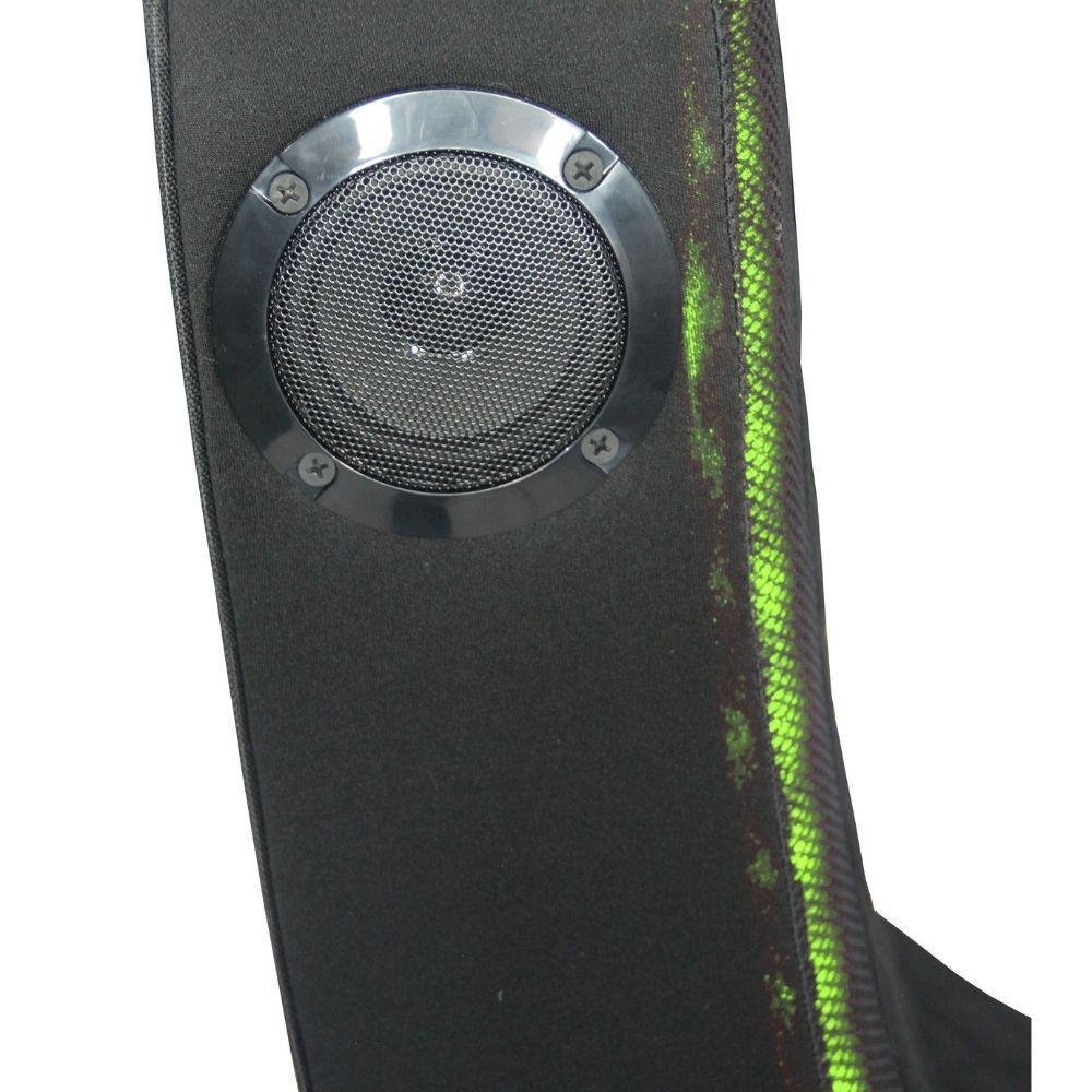 Cadeira Gamer De Balanço Pelegrin Pel-3024 Preta Com Led E Auto-falante Bluetooth Cadeira Gamer De Balanço Pelegrin Pel-3024 Preta Com Led E Auto-falante Bluetooth