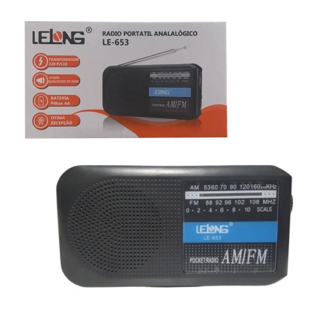 Imagem 4 de 4 do produto Rádio De Bolso Portátil Am Fm Pilha Bateria E Fone De Ouvido