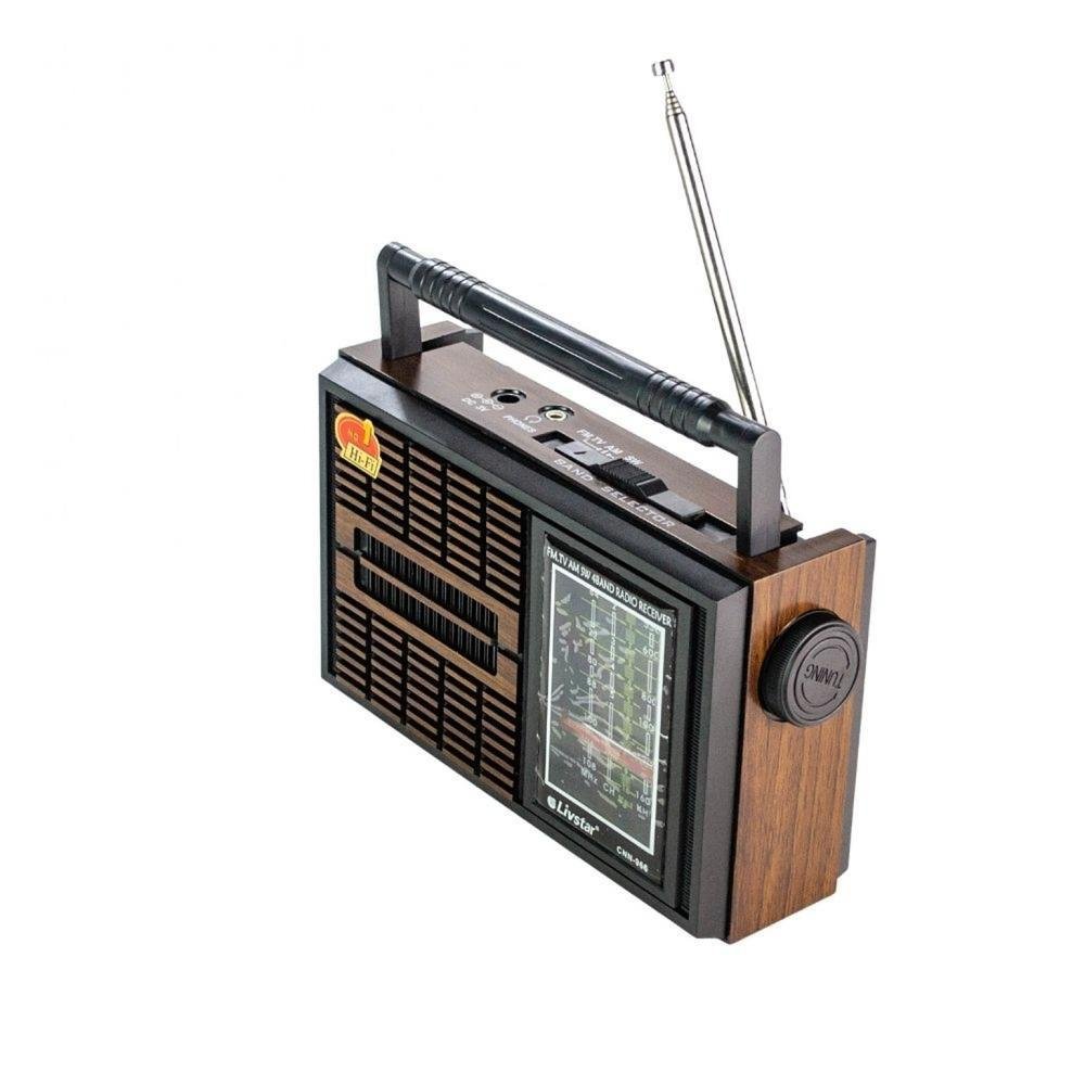 Imagem 4 de 4 do produto Rádio Portátil Am Fm Entrada Fone De Ouvido Sem Usb
