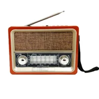Radio Xtrad Am Fm Retrô Portátil Usb Sd Bluetooth Carregador Solar