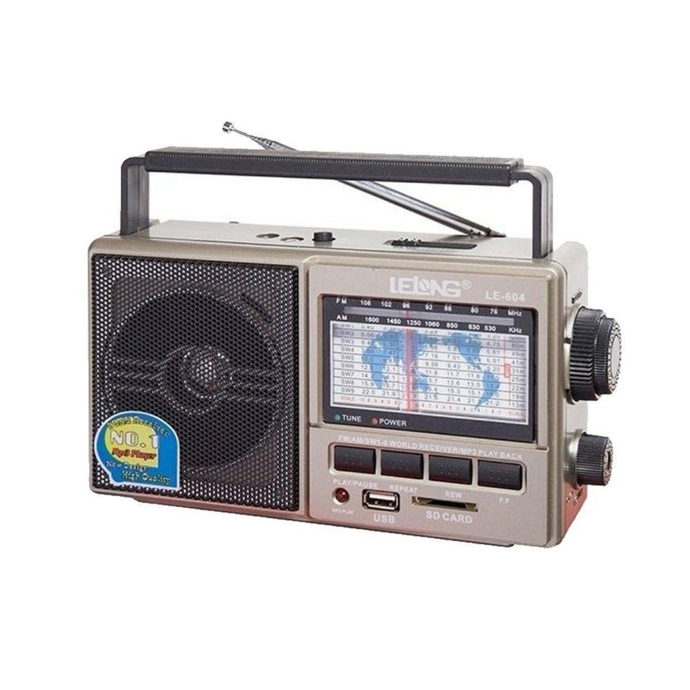 Imagem 2 de 4 do produto Rádio Am/fm 11 Faixas Ondas Curtas Pen Drive Pilhas Bivolt