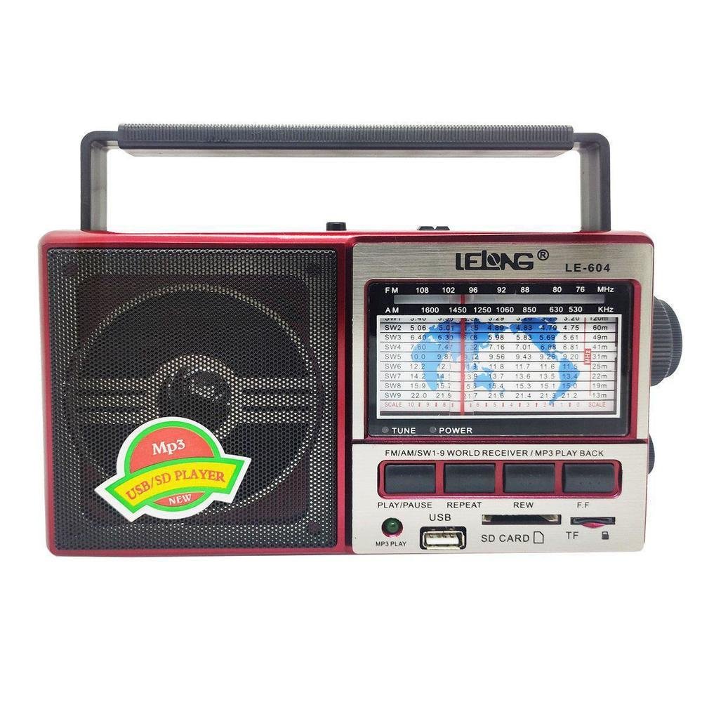 Imagem 3 de 4 do produto Rádio Am/fm 11 Faixas Ondas Curtas Pen Drive Pilhas Bivolt