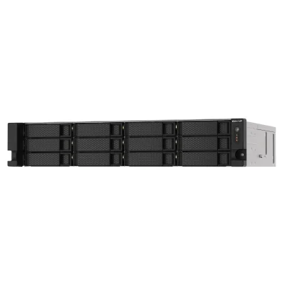Storage Qnap 8GB, NAS, AMD Ryzen Embedded V1500B, 2.2Ghz, UDIMM DDR4, 12 Baias - TS-1273AU-RP-8G-US
