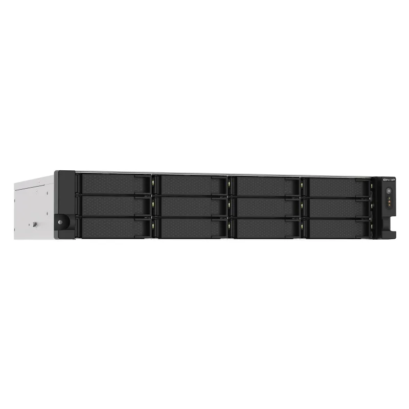 Storage Qnap 8GB, NAS, AMD Ryzen Embedded V1500B, 2.2Ghz, UDIMM DDR4, 12 Baias - TS-1273AU-RP-8G-US Storage Qnap 8GB, NAS, AMD Ryzen Embedded V1500B, 2.2Ghz, UDIMM DDR4, 12 Baias - TS-1273AU-RP-8G-US
