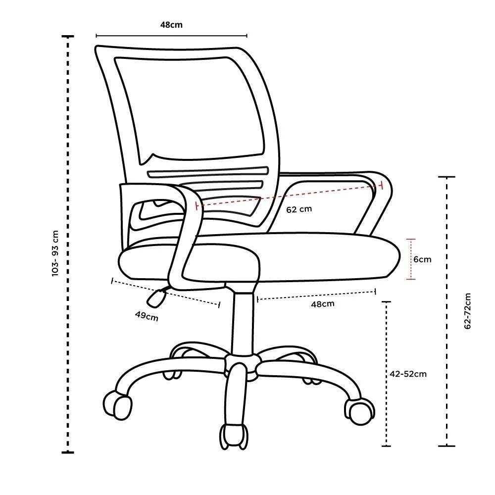 Cadeira De Escritório Fortt Madri Csf05-p, Até 120Kg, Com Base Cromada Com Rodinha, Preta Cadeira De Escritório Fortt Madri Csf05-p, Até 120Kg, Com Base Cromada Com Rodinha, Preta