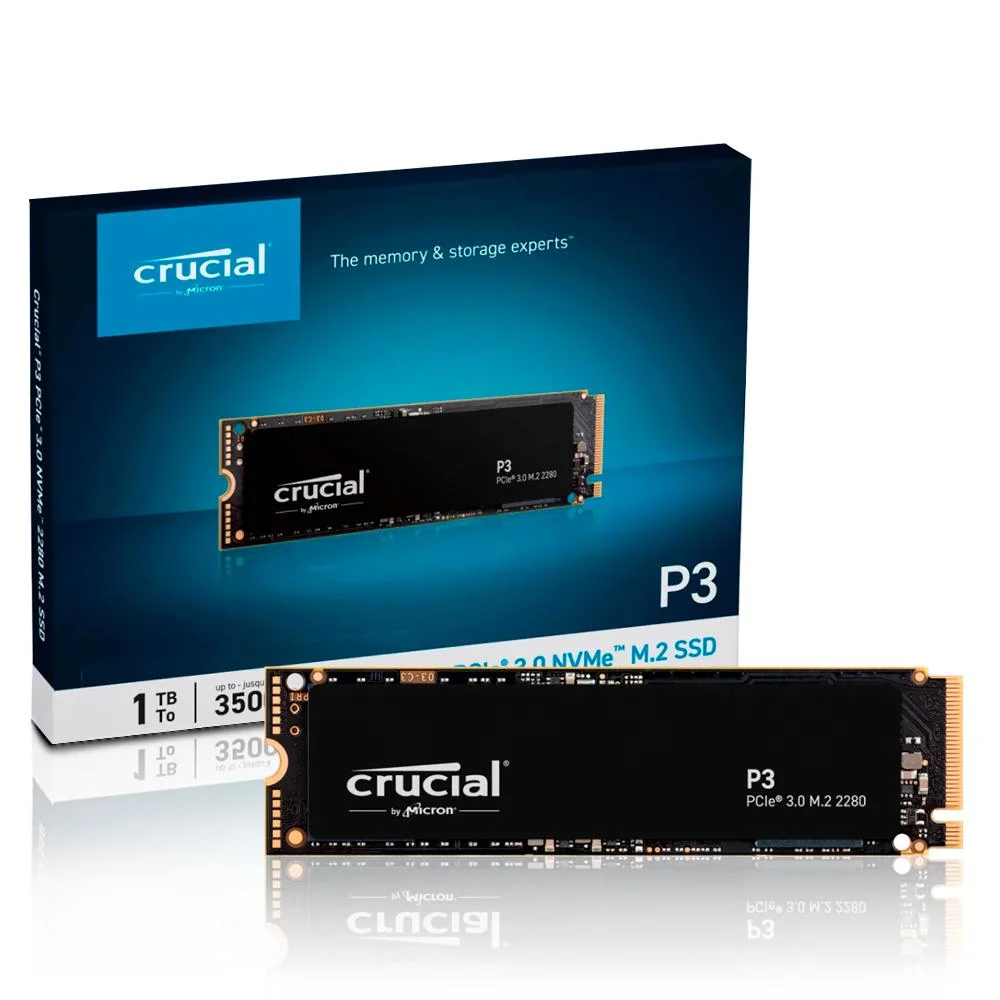 内蔵型SSD Crucial P3 Plus 1TB PCIe4.0 NVMe M.2 SSD SSD Crucial P3 Plus Gen4 NVMe™ | br. | Crucial BR