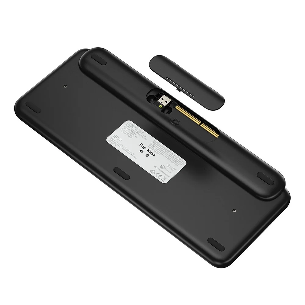 Imagem 5 de 5 do produto Teclado Logitech Pop Keys, Sem Fio, Amarelo - 920-010710-c