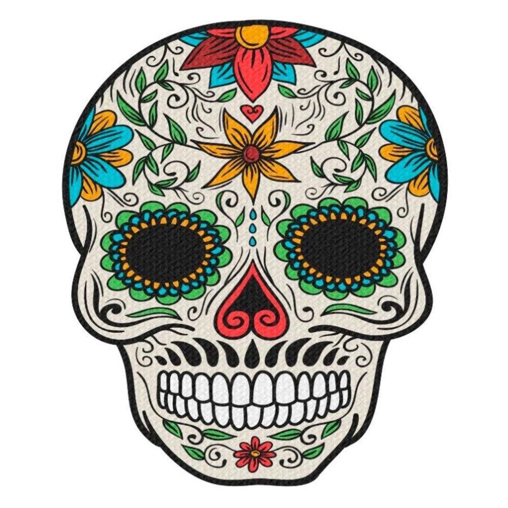 Mousepad Reliza Imã Decorativo Colorfun Calavera Mousepad Reliza Imã Decorativo Colorfun Calavera